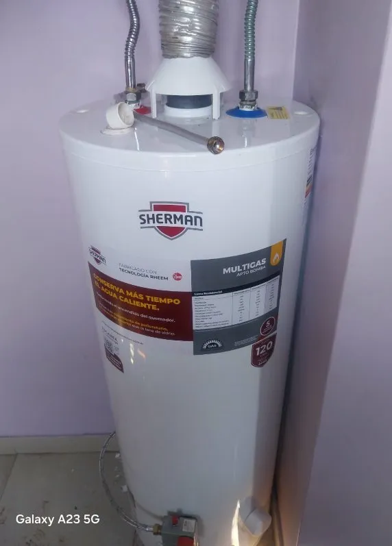 Termotanque Sherman La Plata